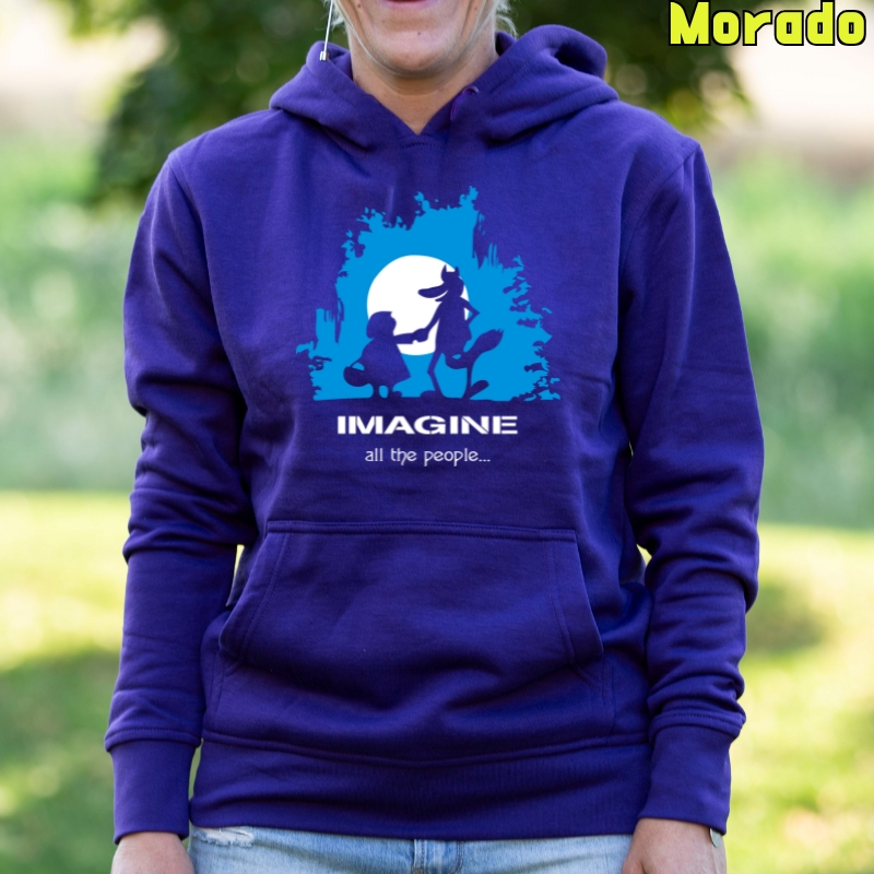 Imagine - Sudadera mujer con capucha