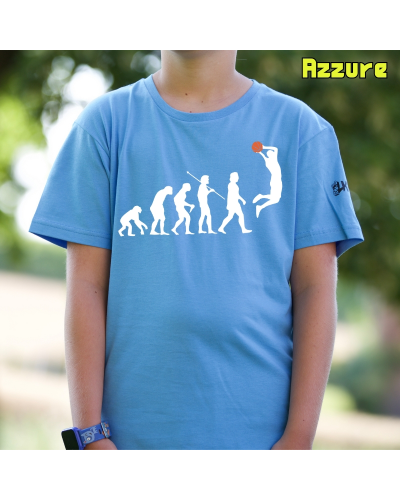Camiseta niño Basket Evolution - manga corta