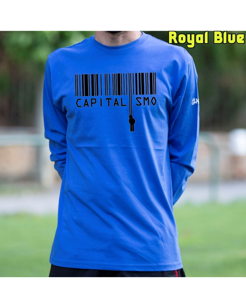 Camiseta Hombre Manga Larga - Capitalismo