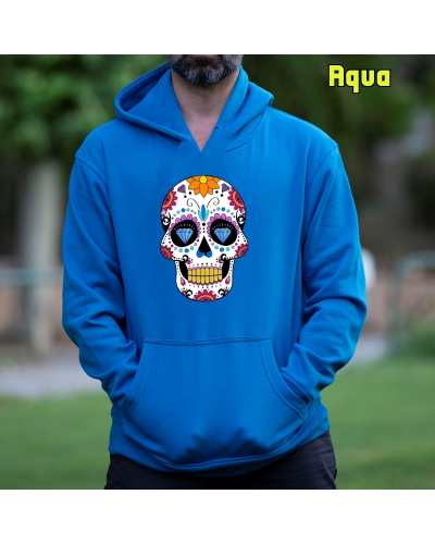 Sudadera hombre con capucha Mexican Skull