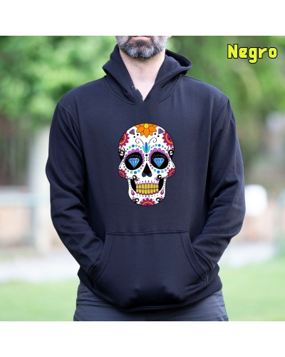 Sudadera hombre con capucha Mexican Skull