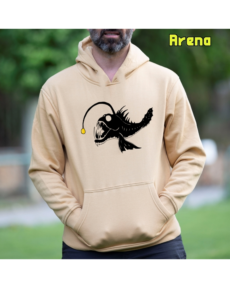 Pez Abisal - Sudadera Hombre Con Capucha
