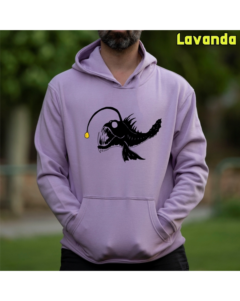 Pez Abisal - Sudadera Hombre Con Capucha