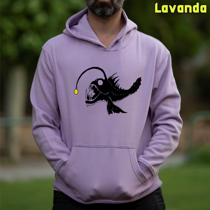 Pez Abisal - Sudadera Hombre Con Capucha