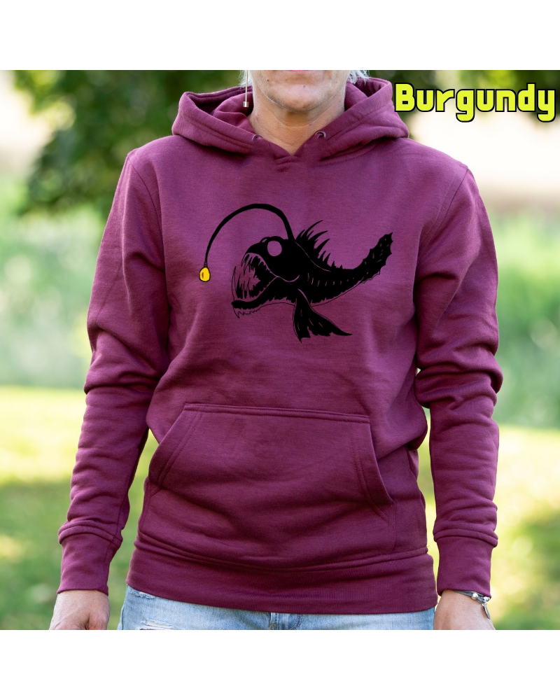 Pez Abisal - Sudadera Mujer Con Capucha