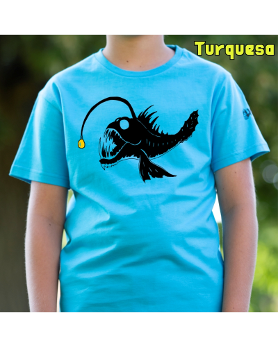 Camiseta niño Pez Abisal- manga corta