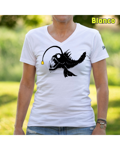 Camiseta Mujer Pez Abisal - manga corta