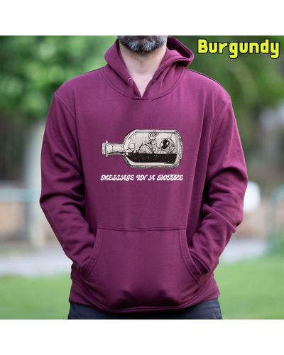 Sudadera Hombre con Capucha - Message In A Bottle