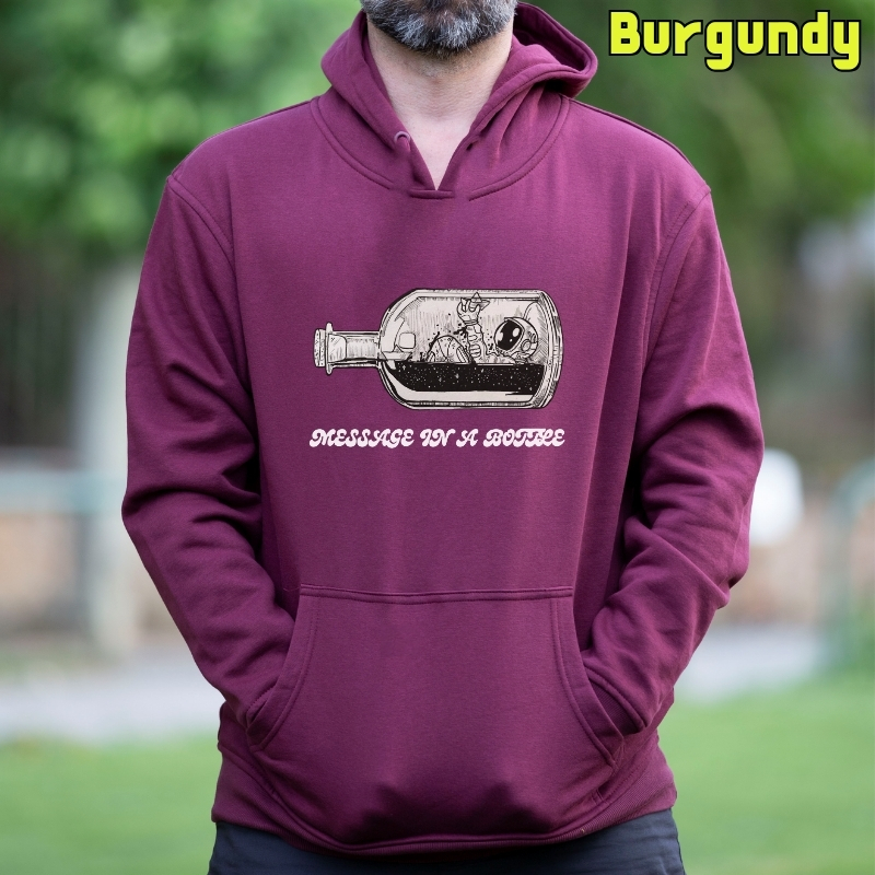Sudadera Hombre Con Capucha - Message In A Bottle