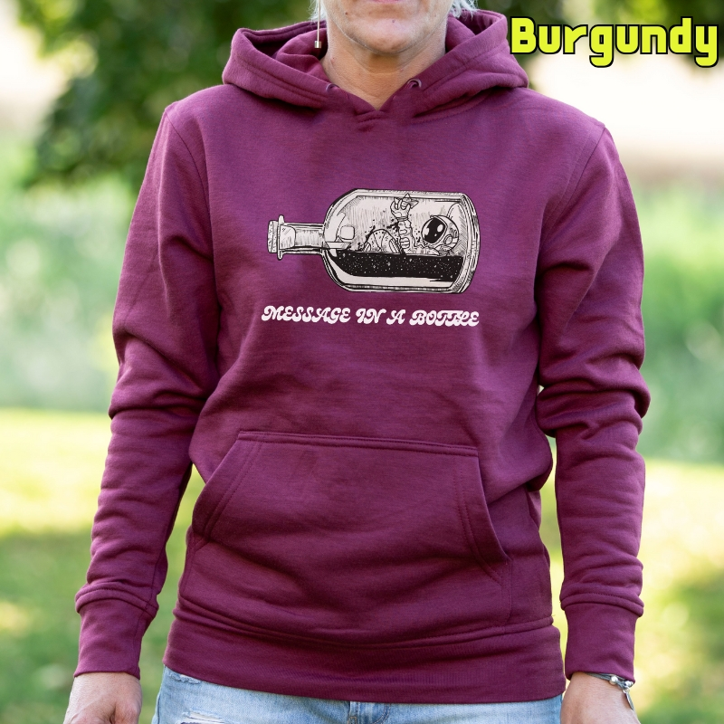 Message In A Bottle - Sudadera Mujer Con Capucha