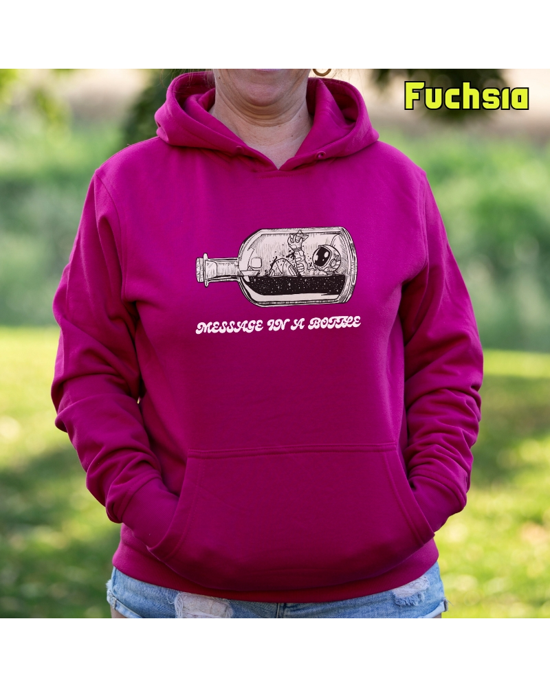 Message In A Bottle - Sudadera Mujer Con Capucha