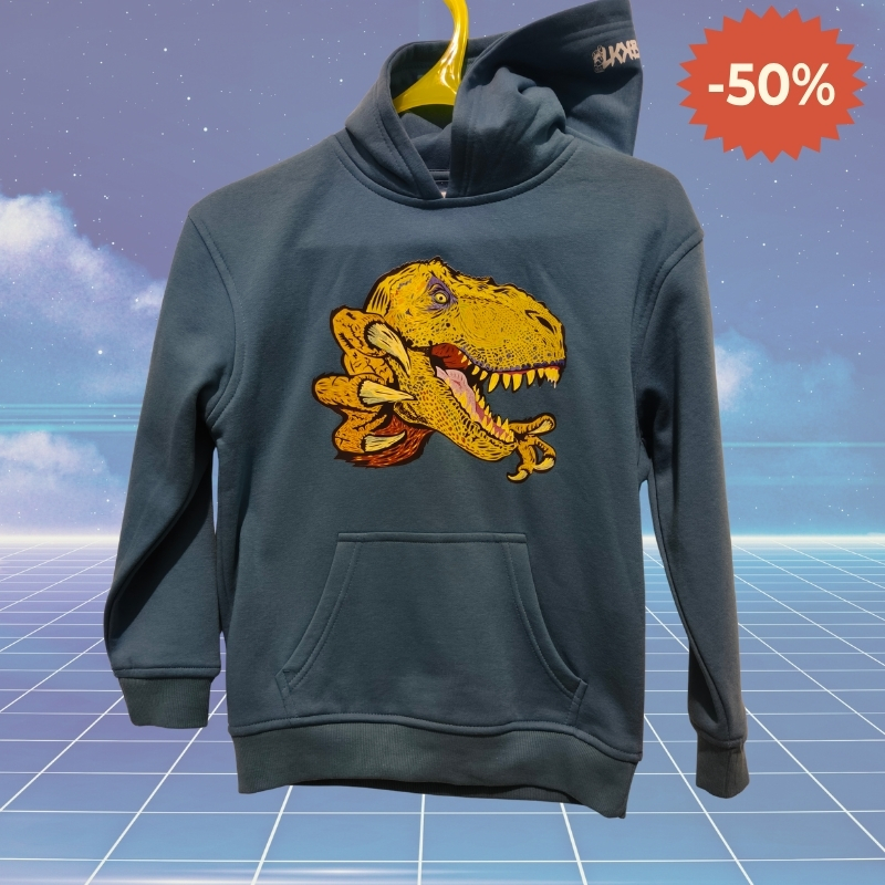 Sudadera Capucha Niño T-REX
