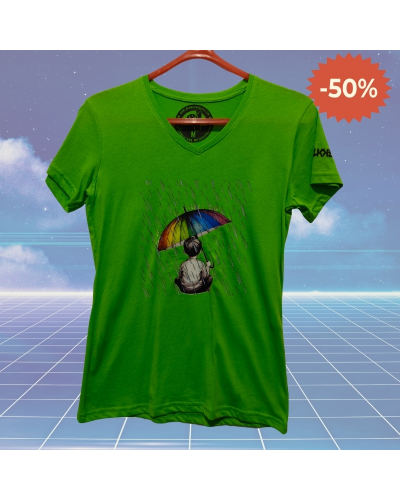 Camiseta Mujer Manga Corta BAJO LA LLUVIA