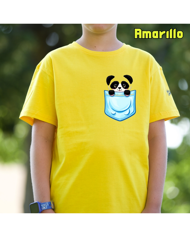 Camiseta niño manga corta - Pandita