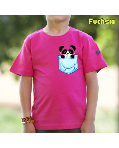 Camiseta niño manga corta - Pandita