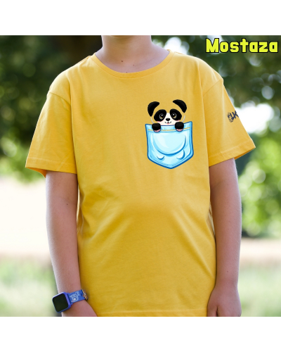 Camiseta niño manga corta - Pandita