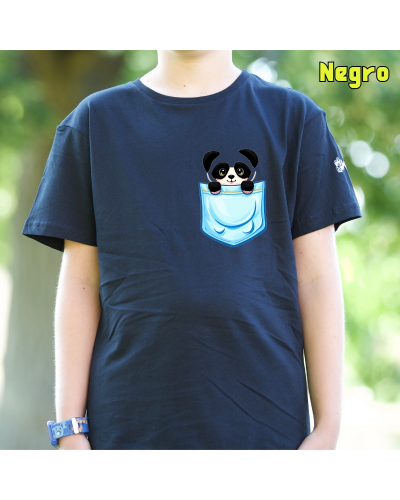 Camiseta niño manga corta - Pandita