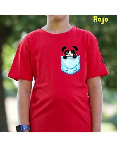 Camiseta niño manga corta - Pandita