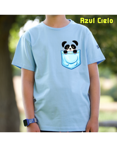 Camiseta niño manga corta - Pandita
