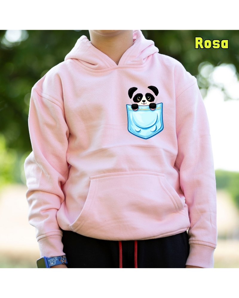Sudadera niño con capucha - Pandita