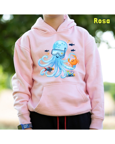 Sudadera niño con capucha - Pulpito