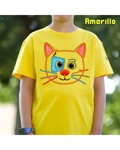 Camiseta niño manga corta - Gatito