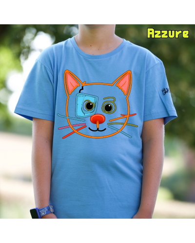 Camiseta niño manga corta - Gatito