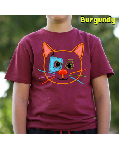 Camiseta niño manga corta - Gatito