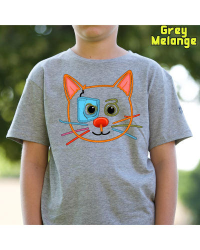 Camiseta niño manga corta - Gatito