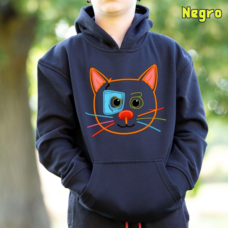 Gatito - Sudadera Niño Con Capucha