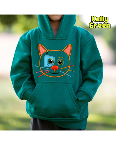 Sudadera niño con capucha - Gatito