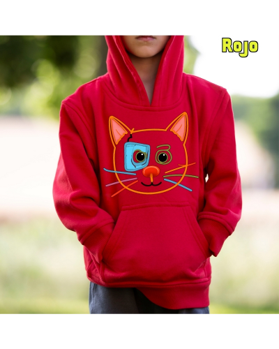 Sudadera niño con capucha - Gatito