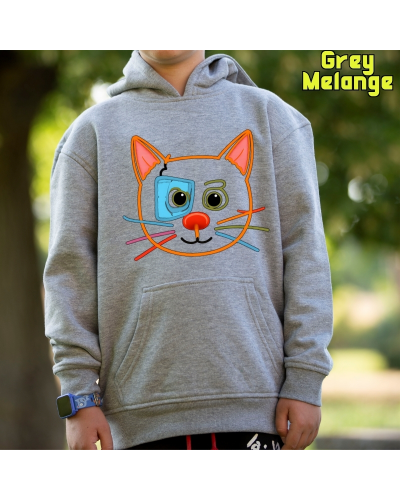 Sudadera niño con capucha - Gatito