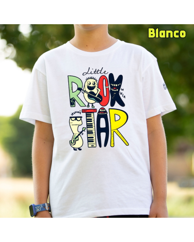 Camiseta Niño Manga Corta - Little Rs