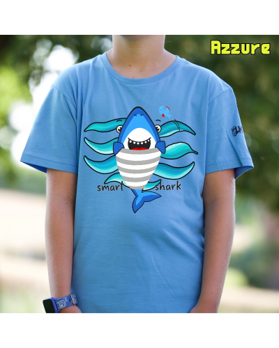 Smart Shark - Camiseta Niño Manga Corta