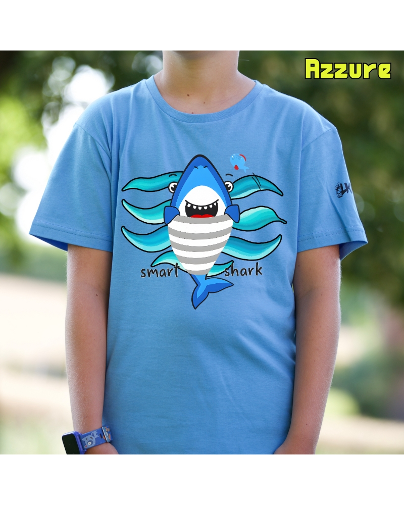 Smart Shark - Camiseta Niño Manga Corta