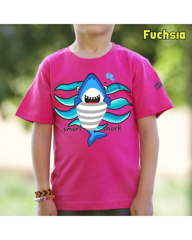 Smart Shark - Camiseta Niño Manga Corta