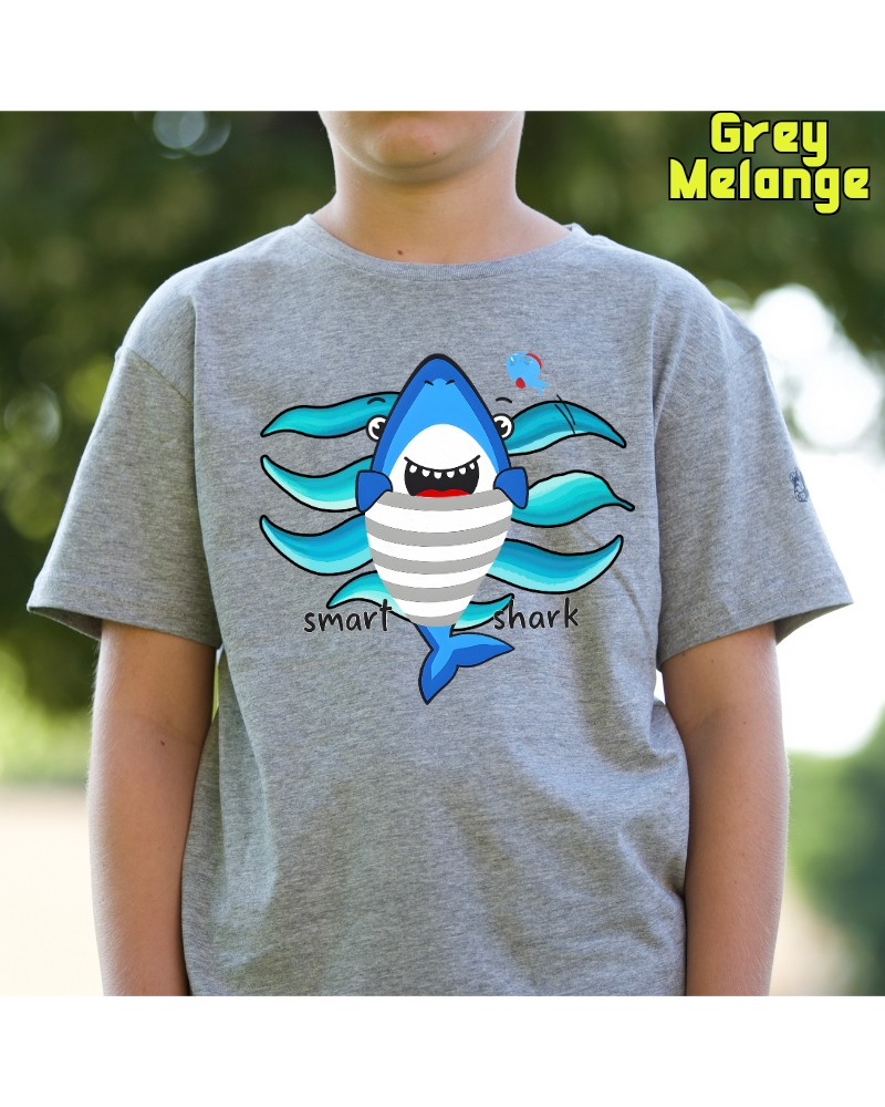 Smart Shark - Camiseta Niño Manga Corta
