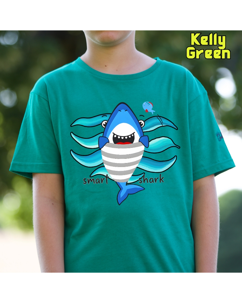 Smart Shark - Camiseta Niño Manga Corta