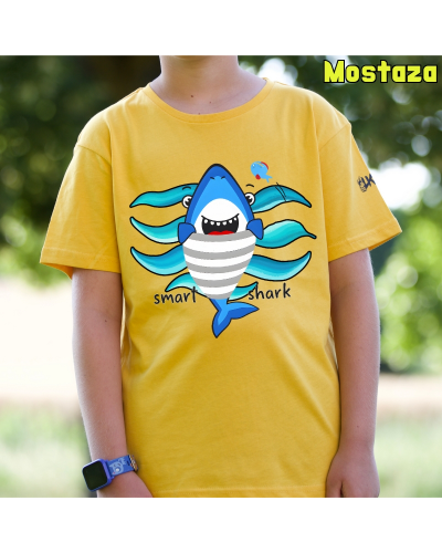 Smart Shark - Camiseta Niño Manga Corta
