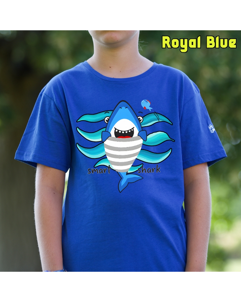 Smart Shark - Camiseta Niño Manga Corta