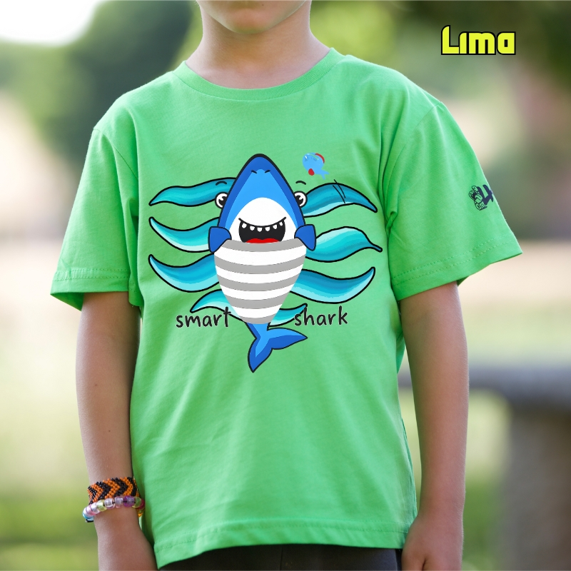 Smart Shark - Camiseta Niño Manga Corta