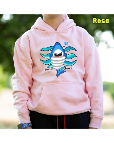 Smart Shark - Sudadera Niño Con Capucha