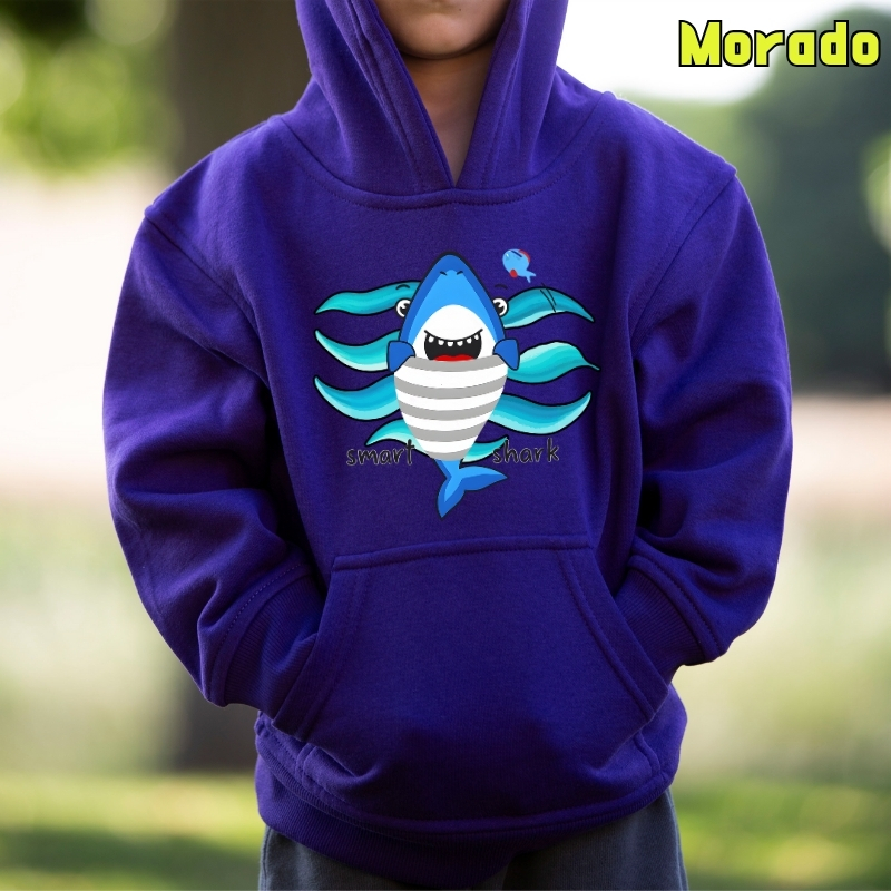 Smart Shark - Sudadera Niño Con Capucha