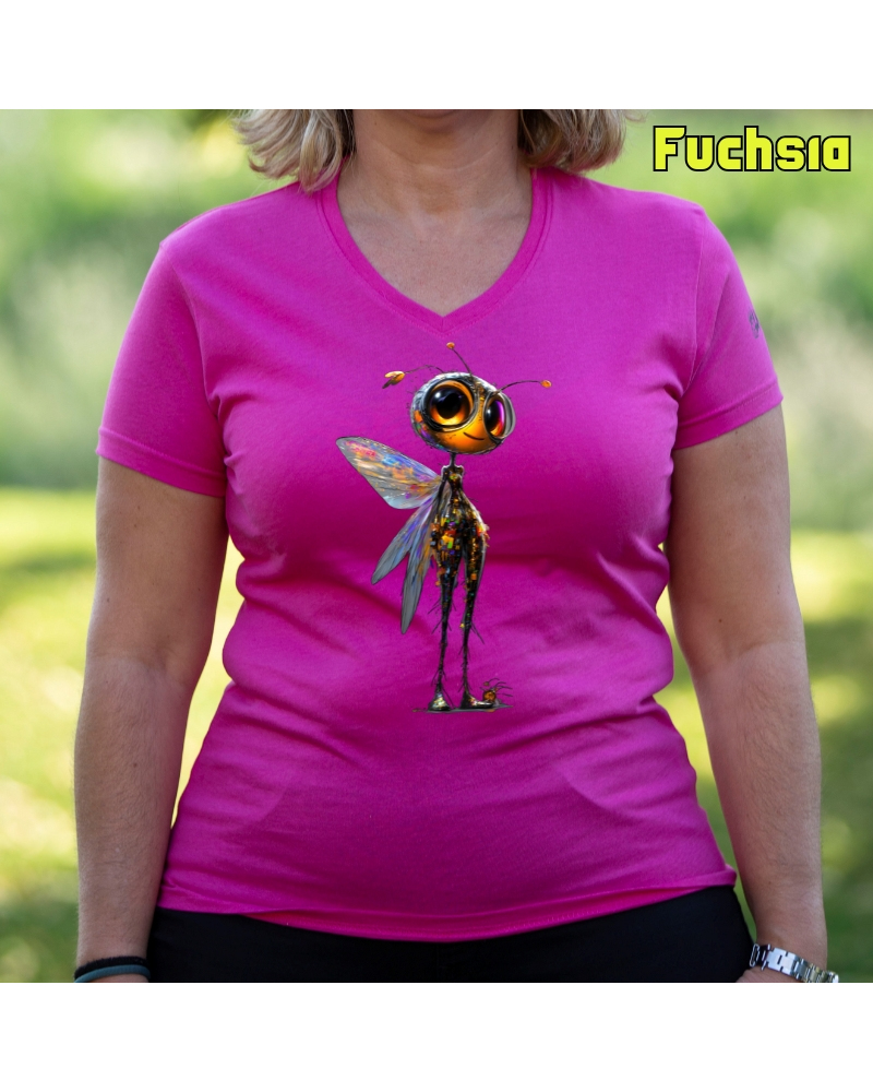 Libelula - Camiseta Mujer  Manga Corta