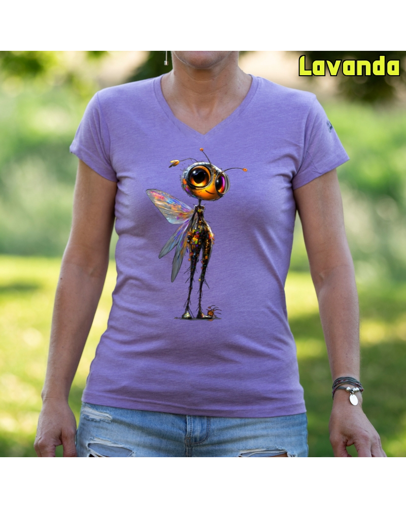 Libelula - Camiseta Mujer  Manga Corta