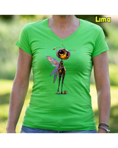 Libelula - Camiseta Mujer  Manga Corta