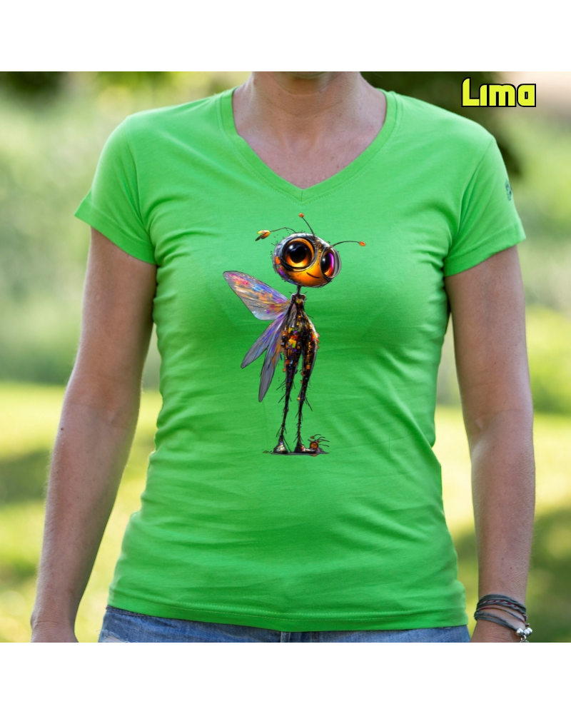 Libelula - Camiseta Mujer  Manga Corta