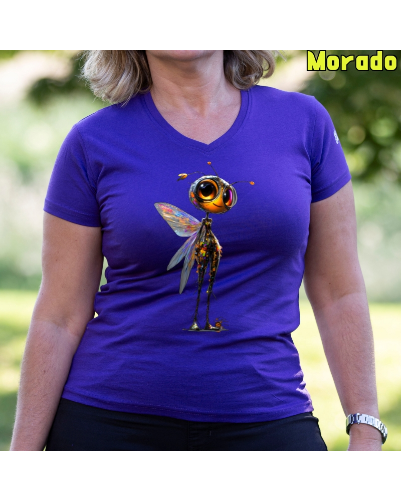 Libelula - Camiseta Mujer  Manga Corta
