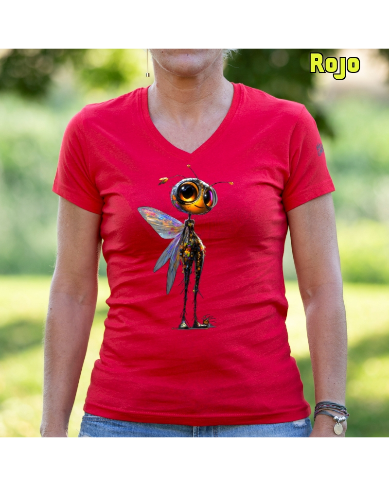 Libelula - Camiseta Mujer  Manga Corta